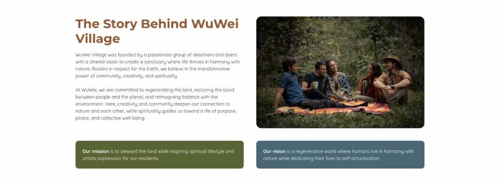 Wuwei village The Story