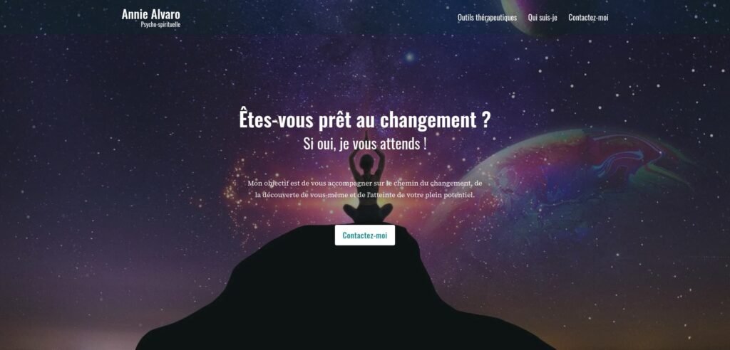 Annie Alvaro Hero section